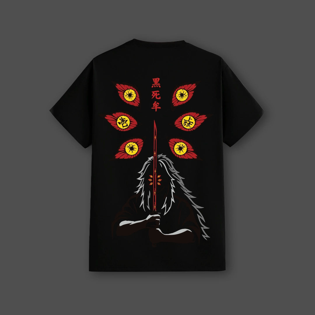 Kokushibo Demon Slayer Black Regular Fit T-Shirt