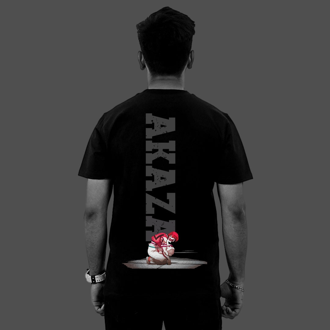 Akaza Is Back Demon Slayer Black Regular Fit T-shirt