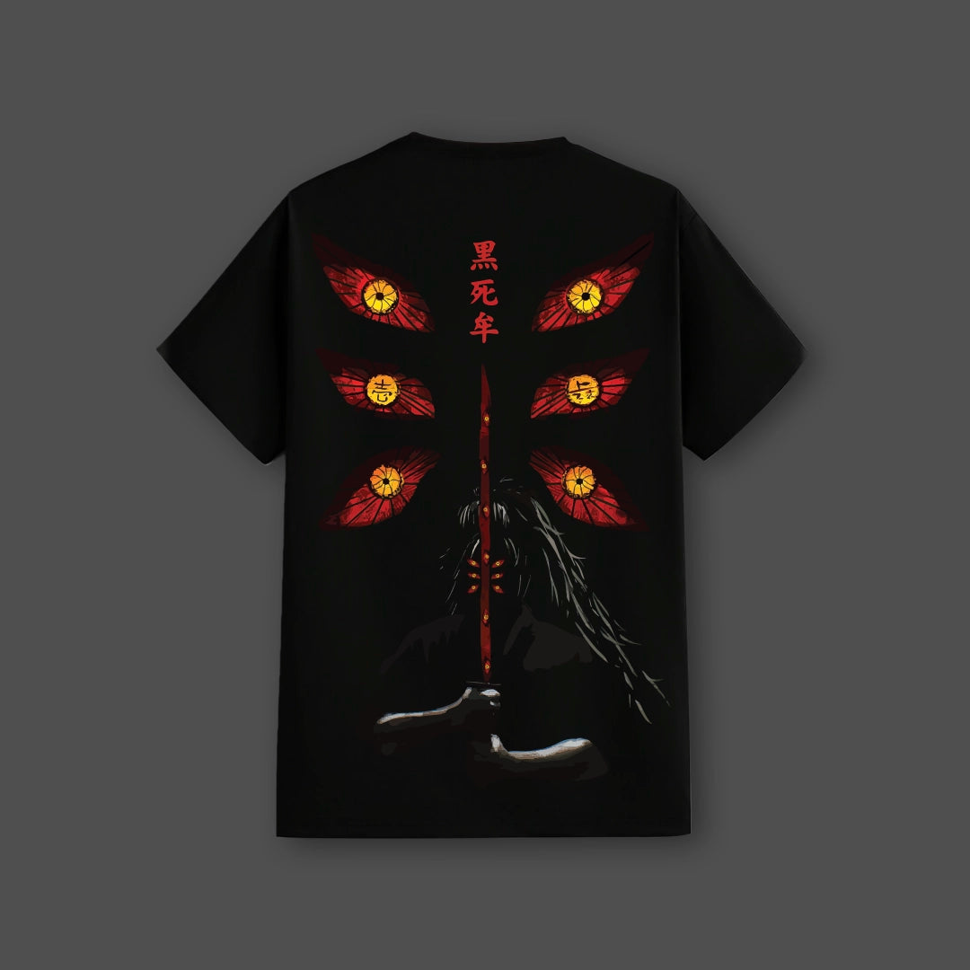 Kokushibo Demon Slayer Black Regular Fit T-Shirt