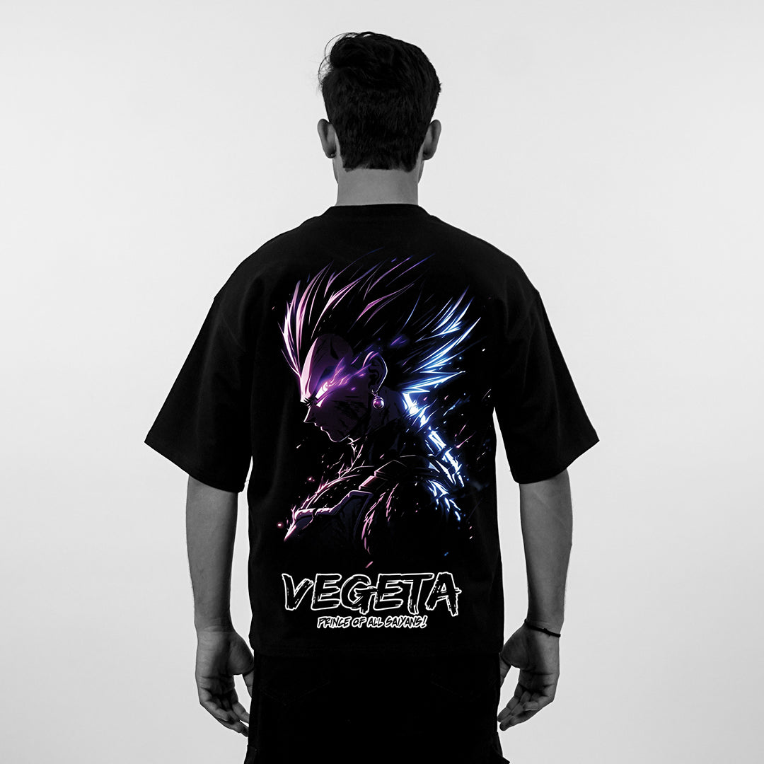 Vlack - Vegeta - Pride Reforged - Black Oversize Fit T-Shirt