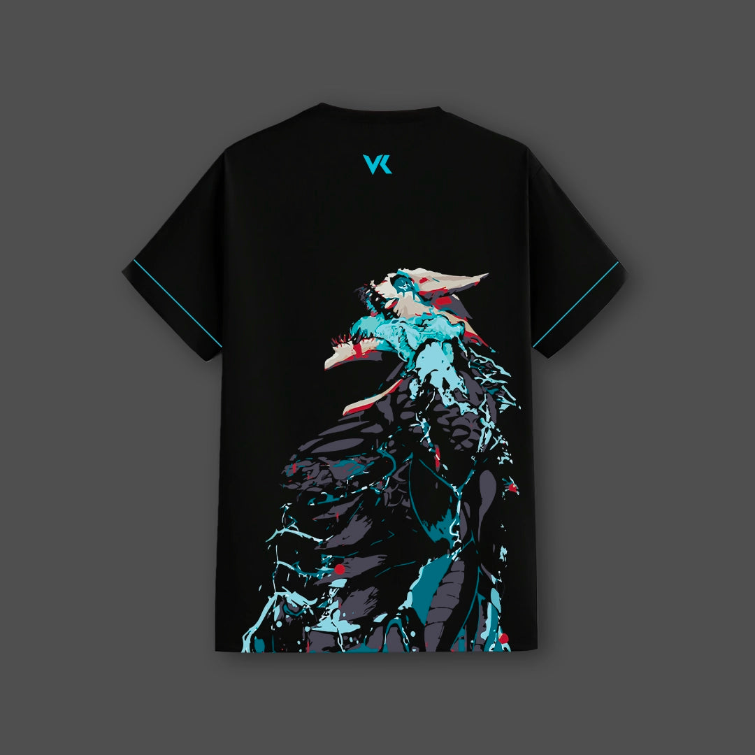 Kaiju Battle Monster Black Regular Fit T-shirt