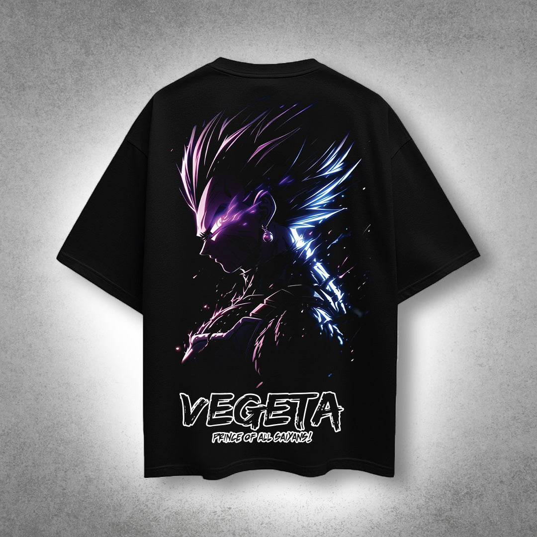 Vlack - Vegeta - Pride Reforged - Black Oversize Fit T-Shirt