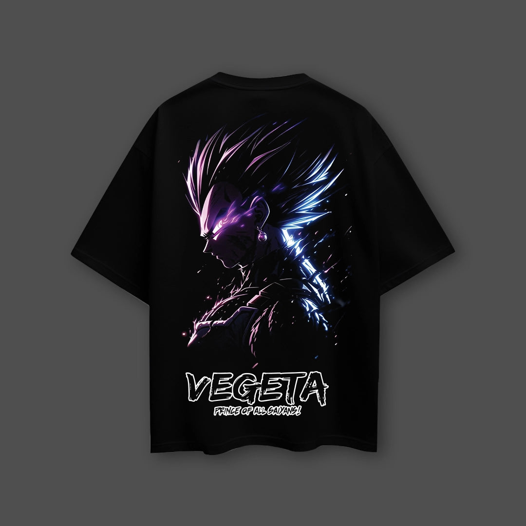 Vegeta - Pride Reforged - Black Oversize Fit T-Shirt