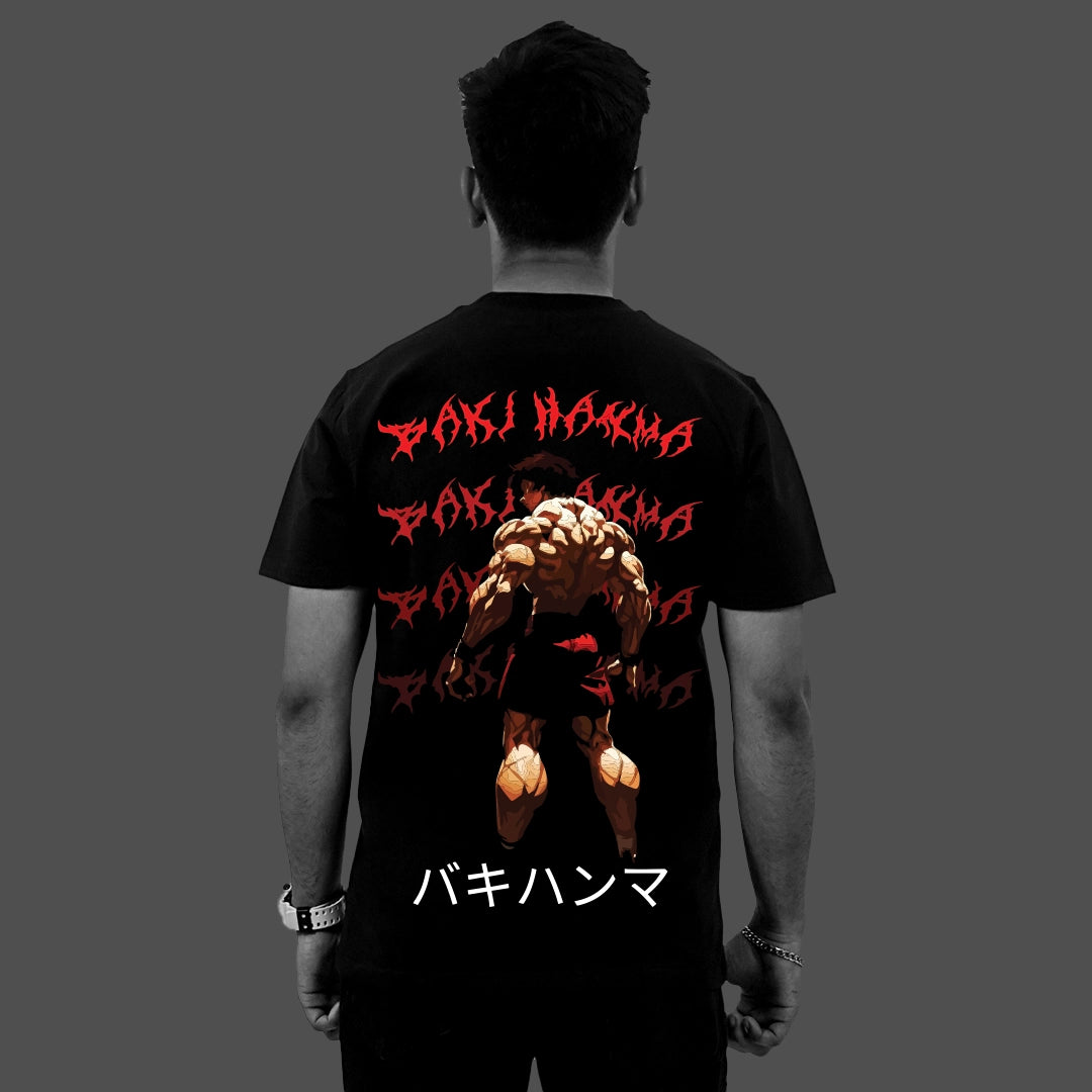 Baki Hanma Baki Black Regular Fit T-Shirt