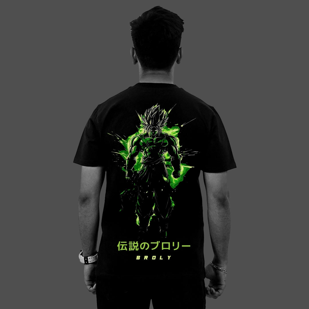 Broly Dragon Ball Z Black Regular Fit T-Shirt