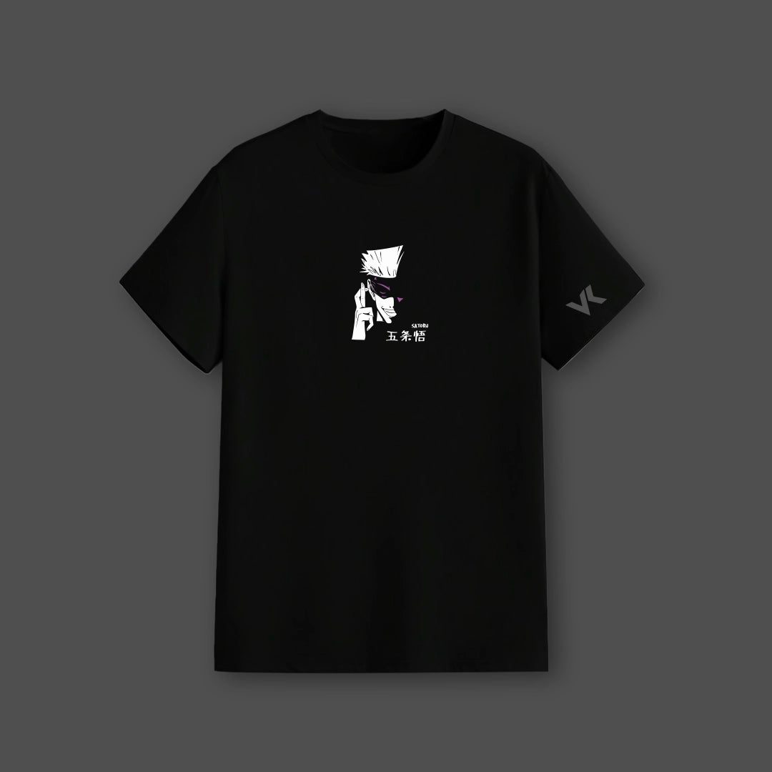 Satoru Gojo Limitless – Regular Fit Black T-Shirt