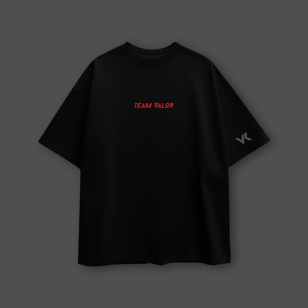 Moltres Oversized Fit Black T-Shirt
