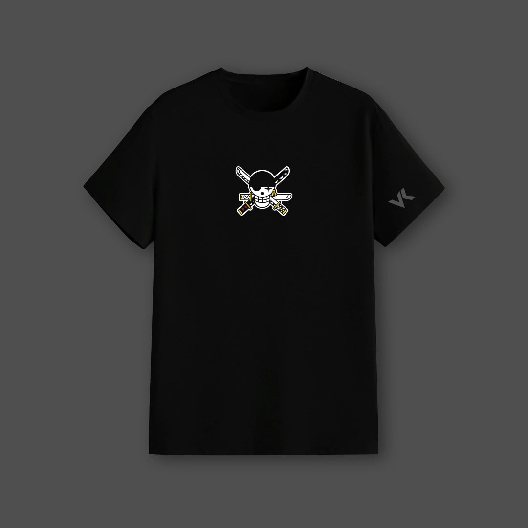 Zoro (One Piece) Regular Fit Black T-Shirt