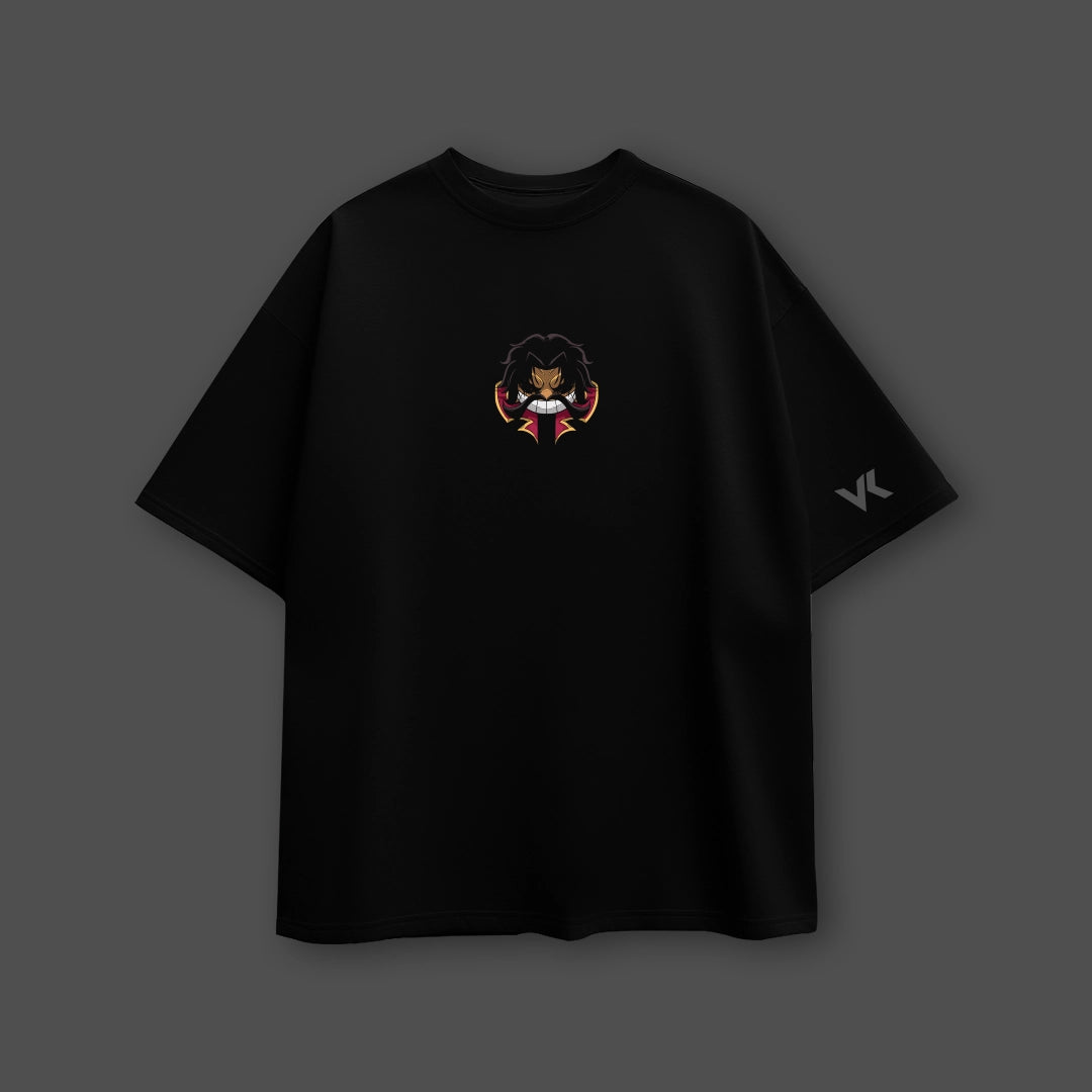 Gol D. Roger Oversized Fit Black T-Shirt