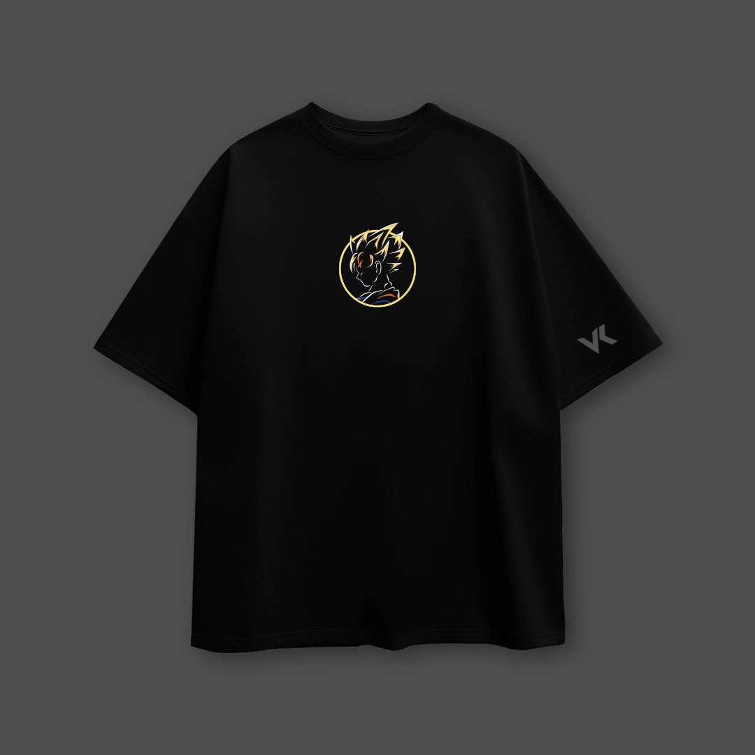 GOKU Super Saiyan Oversized Fit Black T-Shirt