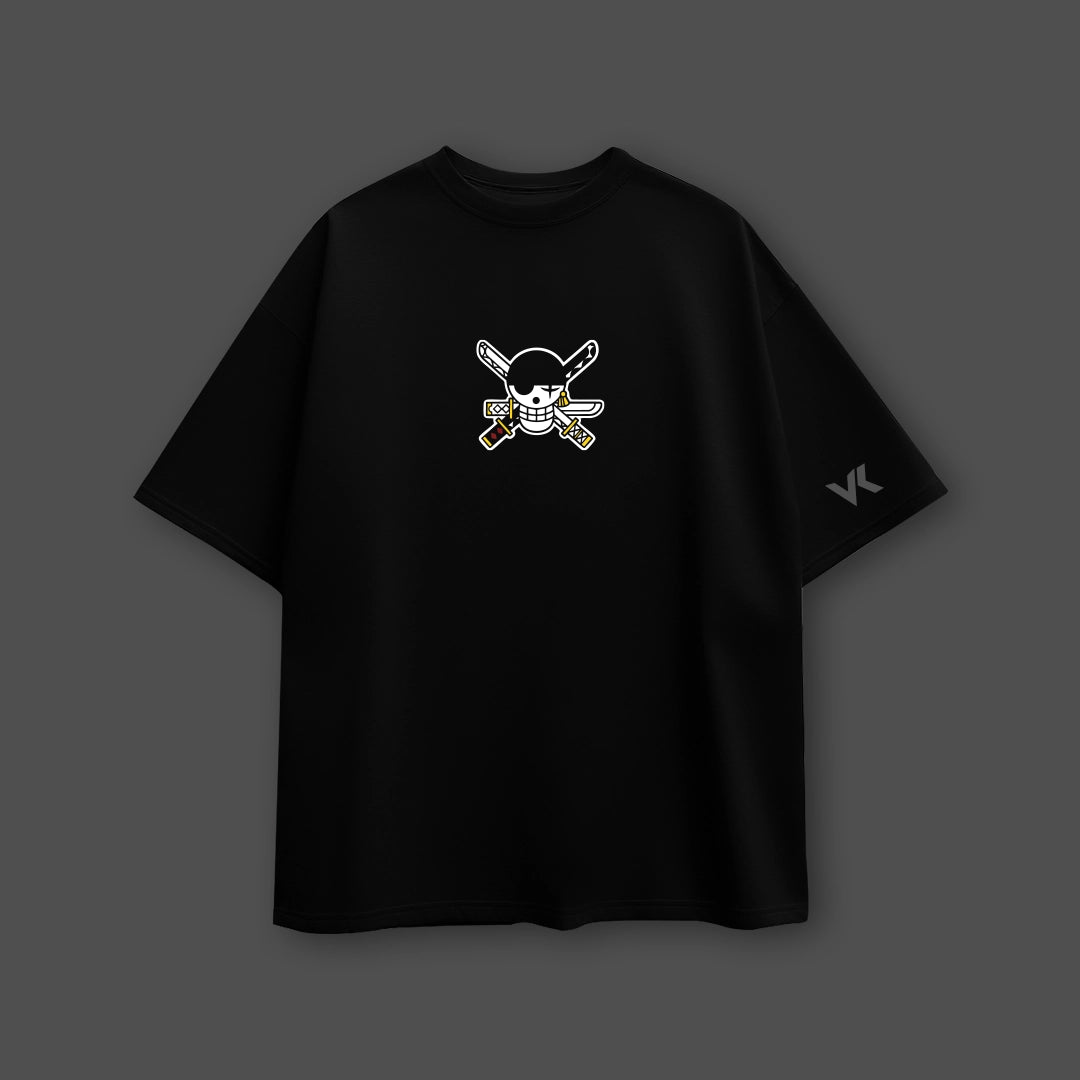 Zoro (One Piece) Oversized Fit Black T-Shirt