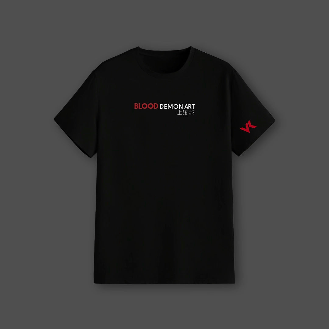 Akaza Is Back Demon Slayer Black Regular Fit T-shirt