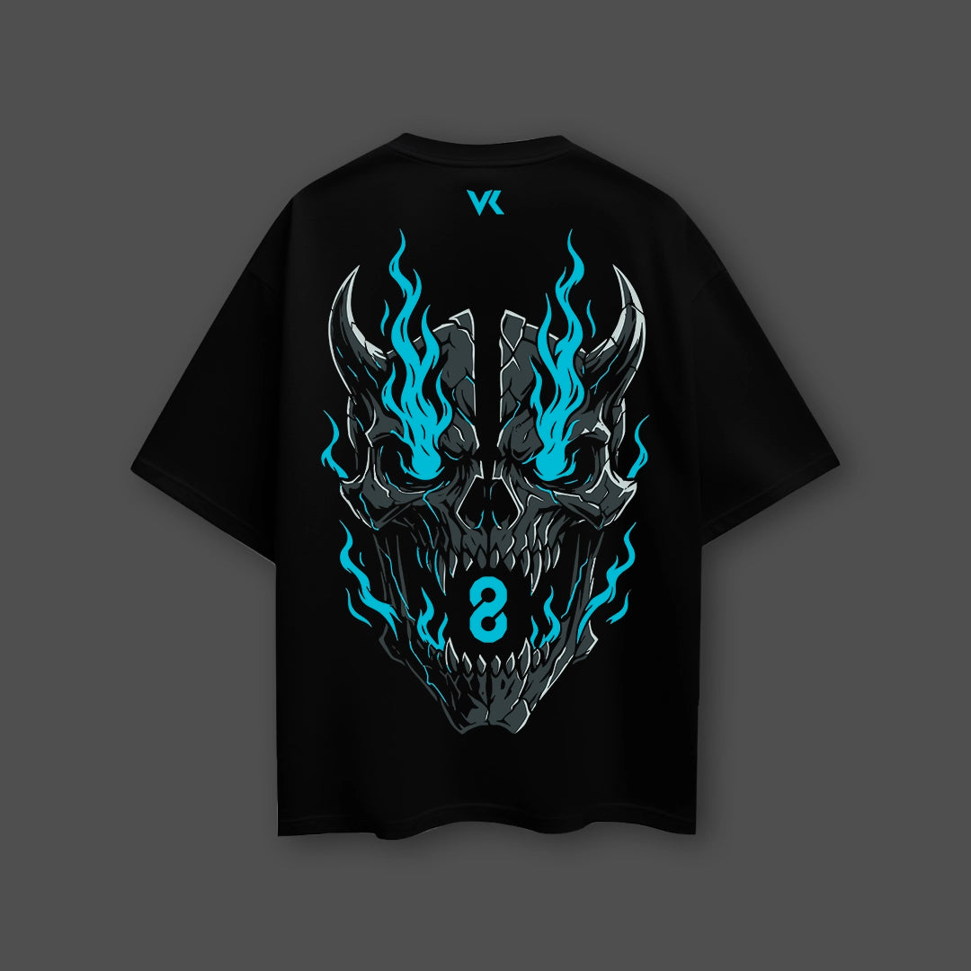 Kaiju No.8 Black Oversized Fit T-shirt