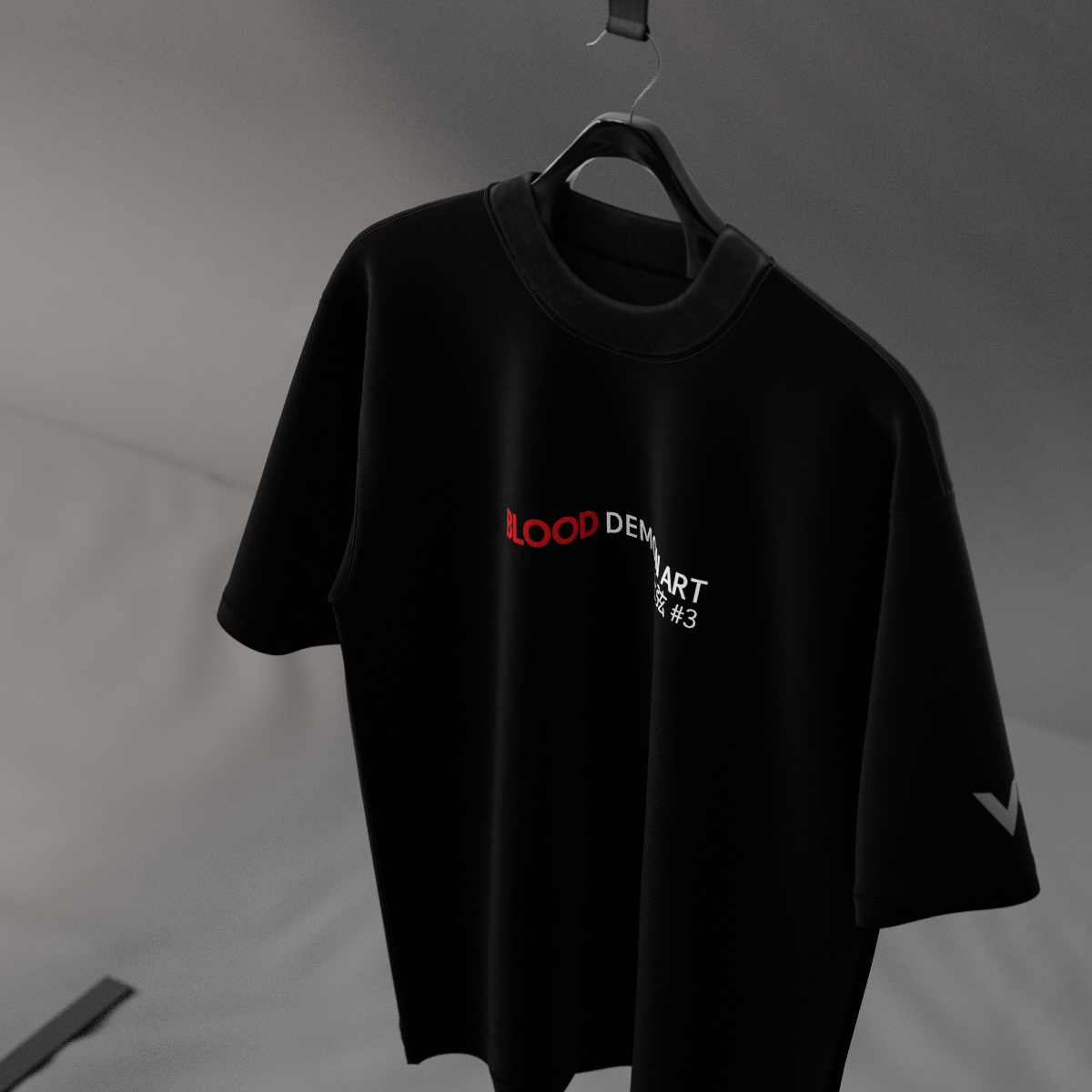 Akaza Is Back Demon Slayer Black Oversized Fit T-shirt