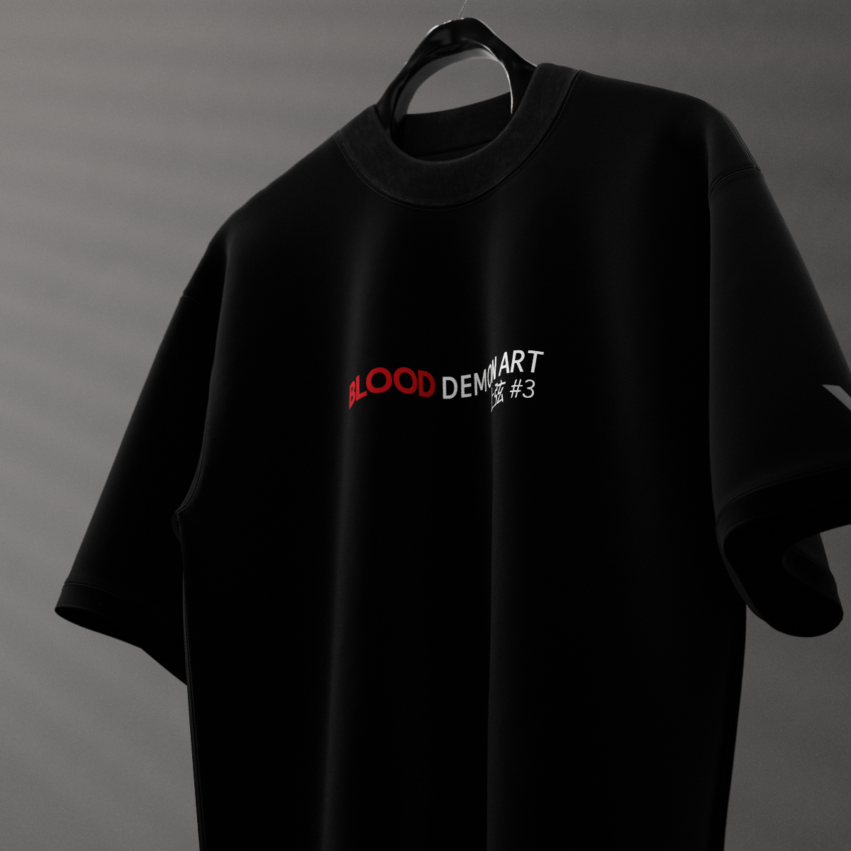 Akaza Is Back Demon Slayer Black Oversized Fit T-shirt