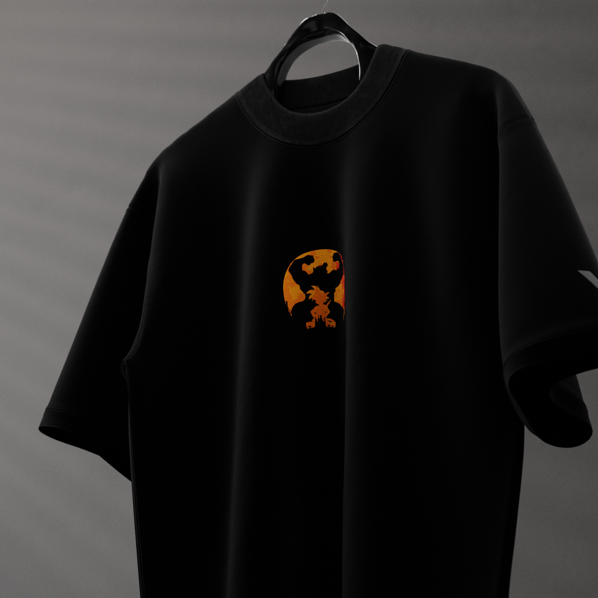 Dragon Soul Goku – Oversized Fit Black T-Shirt