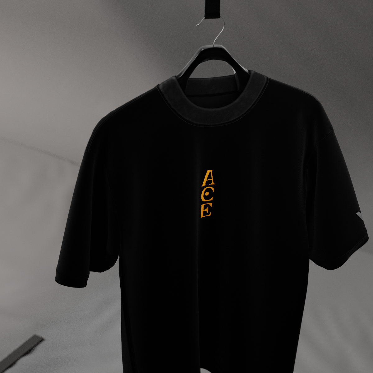 Portgas D. Ace Fire Fist – Oversized Fit Black T-Shirt
