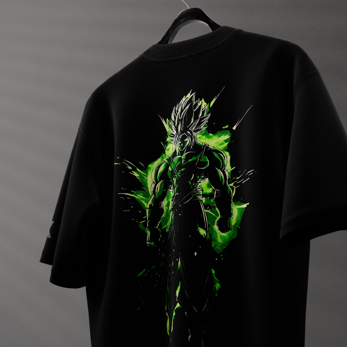 Broly Dragon Ball Z Black Oversized Fit T-Shirt
