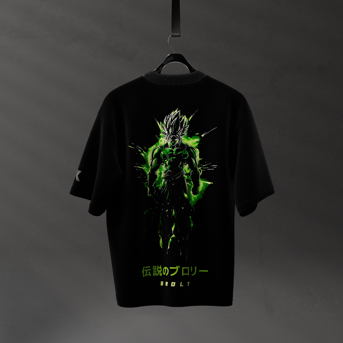Broly Dragon Ball Z Black Oversized Fit T-Shirt