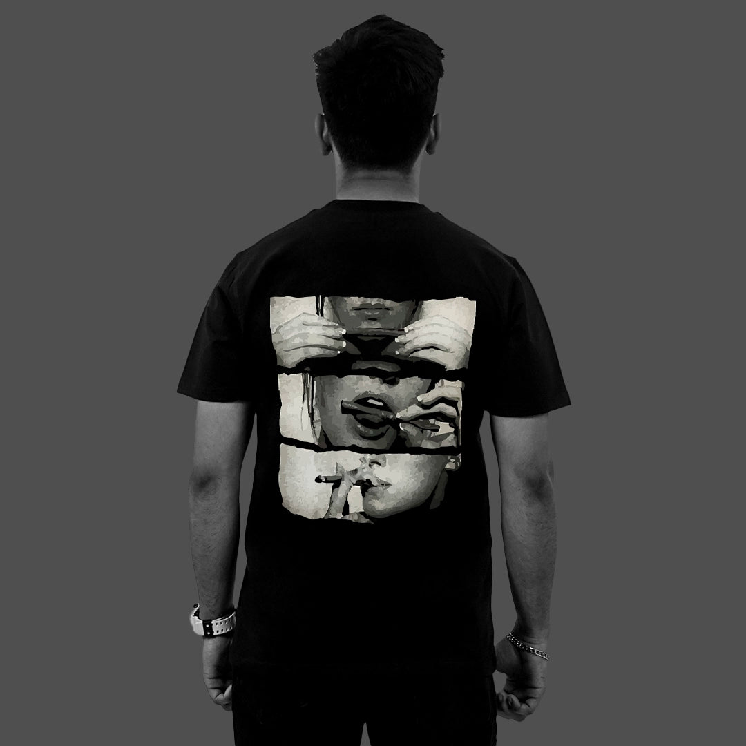 Ritual of Release - Front Puff Print - Black Regular Fit T-Shirt