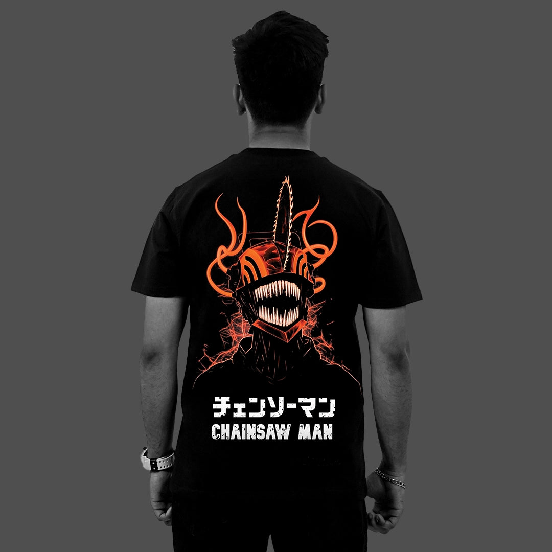Chainsaw Man - Devil Unleashed - Black Regular Fit T-Shirt