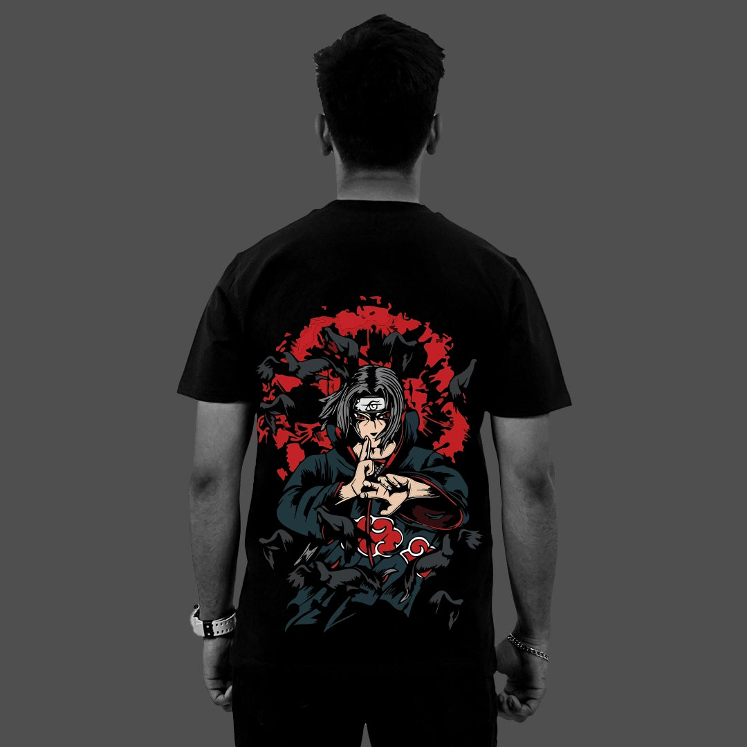 Sasuke Uchiha Sharingan – Regular Fit Black T-Shirt