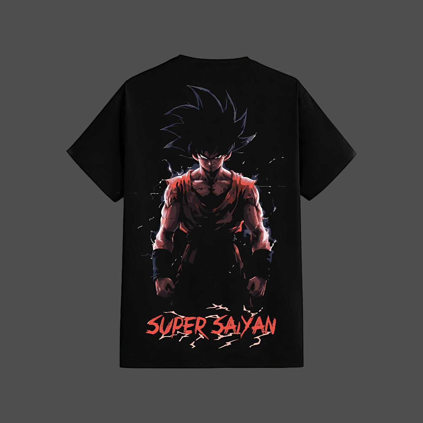Awakened Power – Super Saiyan - Front HD Print - Regular Fit T-Shirt