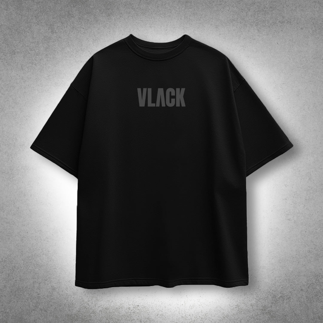 VLACK - Shadow Panther - Front HD Print - Black Oversize Fit Tshirt - Limited Edition