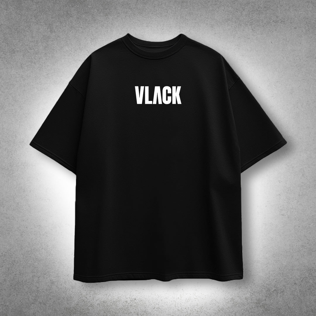 Vlack - Solo Leveling Oversized Tee – Shadow Awakening - Front Puff Print