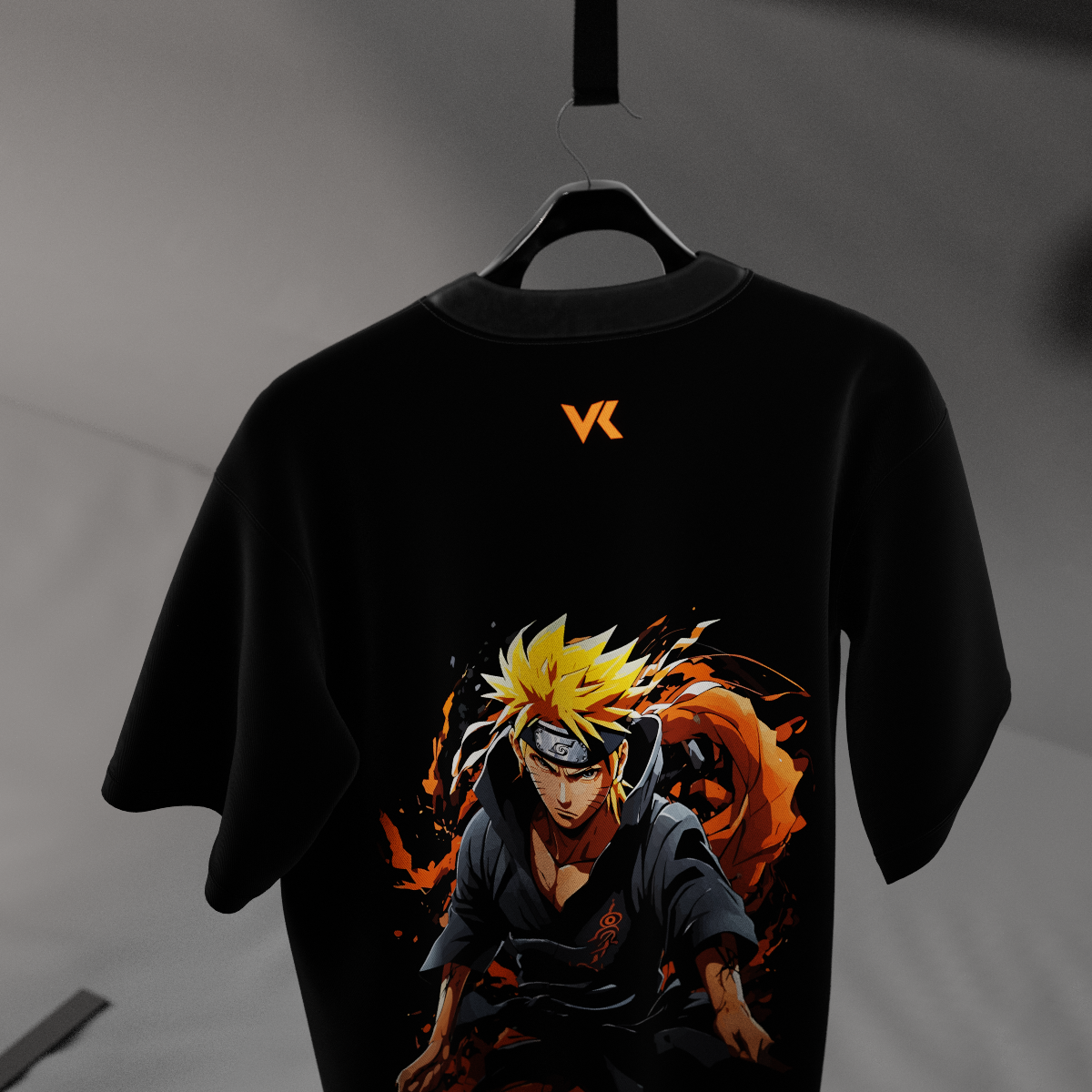 Sage Mode Naruto black t-shirt featuring a striking graphic design of Naruto in action