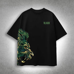 VLACK - Born From The Shadows - Black Oversize T-Shirt