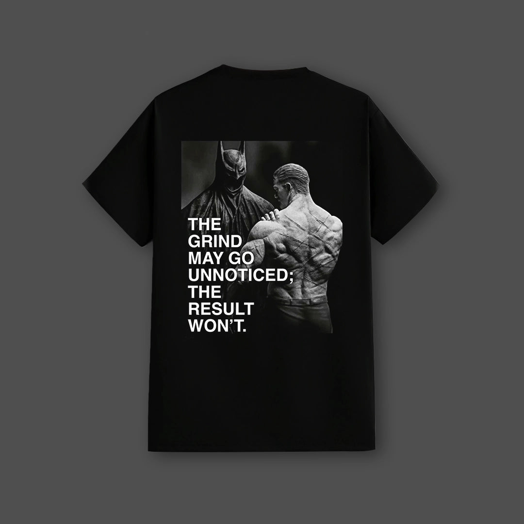 Grind Result Won't Regular Fit Black T-Shirt