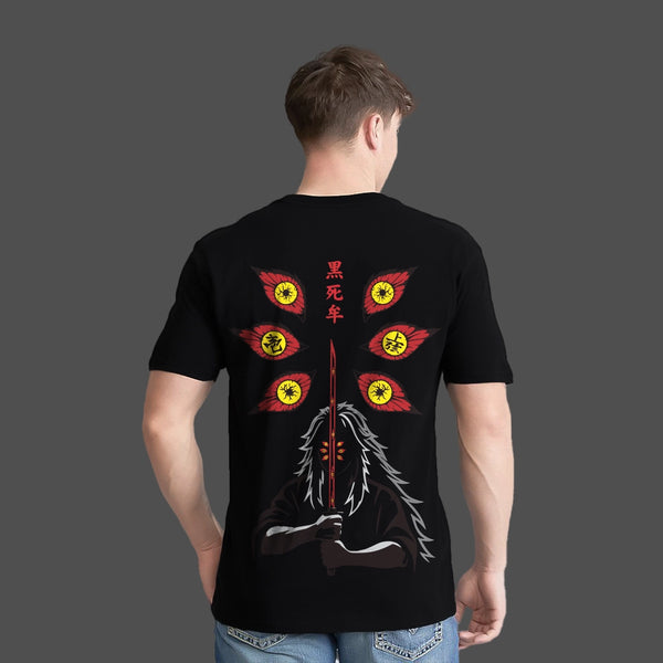 Kokushibo Demon Slayer Black Regular Fit T-Shirt