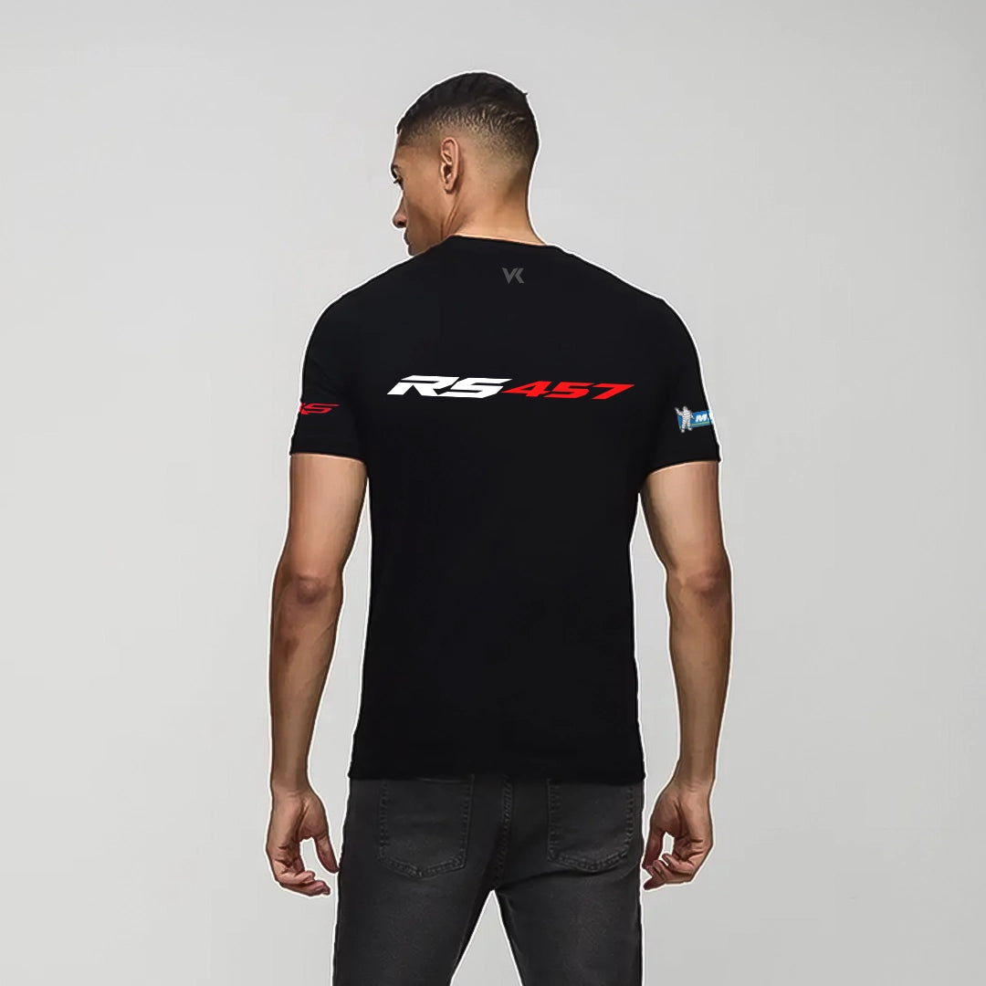 Vlack Aprillia RS457 Black Regular Fit Tshirt
