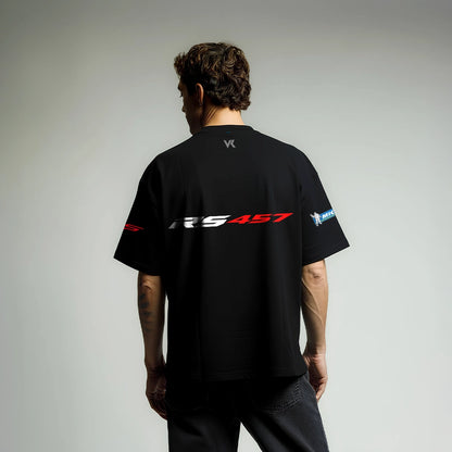 Vlack Aprillia RS457 Black Oversize Fit Tshirt