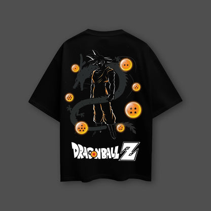Dragon Soul Goku – Oversized Fit Black T-Shirt