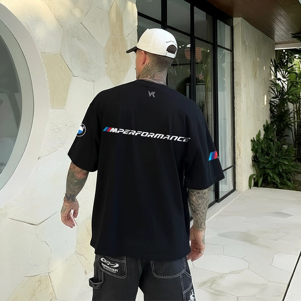 Vlack BMW Motorsports Black Oversize Fit Tshirt