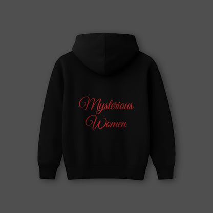 Vlack Mysterious Women - Oversized Black Hoodie