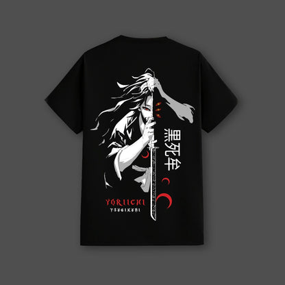 Yoriichi & Kokushibo Regular Fit Black T-Shirt