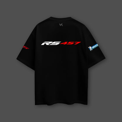 Vlack Aprillia RS457 Black Oversize Fit Tshirt