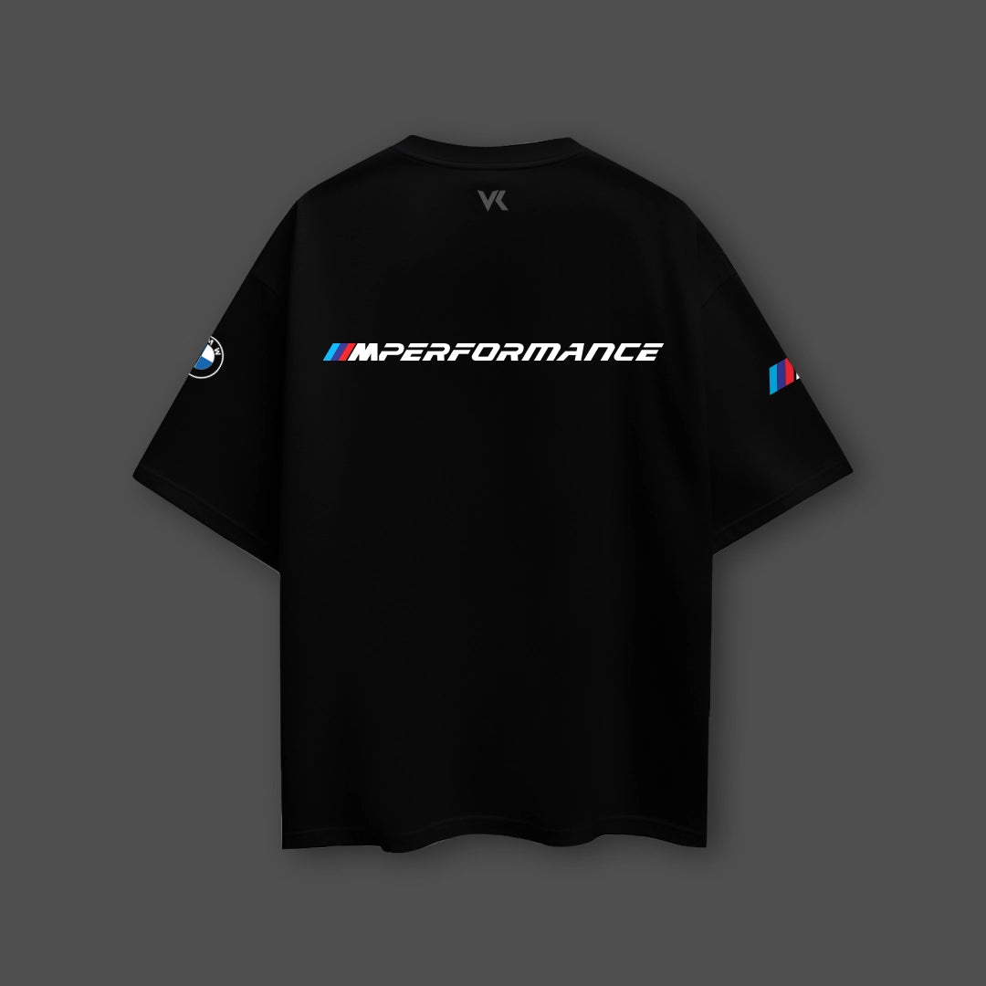 Vlack BMW Motorsports Black Oversize Fit Tshirt