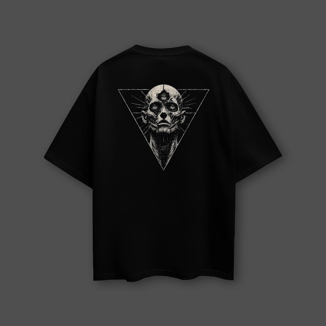 Vlack The Eyes Of Sorrow Black Oversized Fit Tshirt