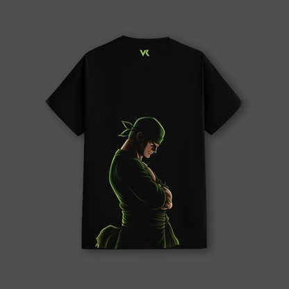 Zoro (One Piece) Regular Fit Black T-Shirt