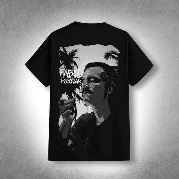 VLACK - Escobar in Shadows - Front HD Print - Regular Fit T-Shirt
