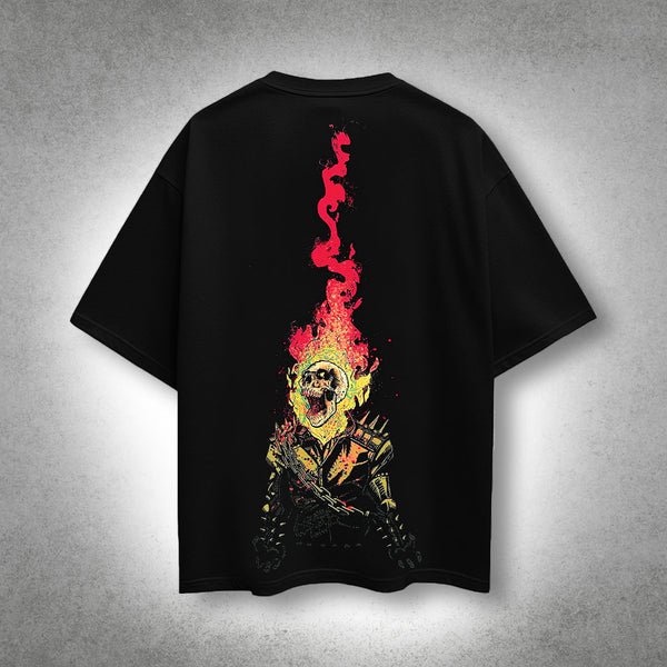 VLACK - Soul on Fire - Black Oversize Fit Tshirt - Limited Edition