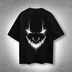 VLACK - Shadow Grin - Front HD Print - Oversize Fit Tshirt