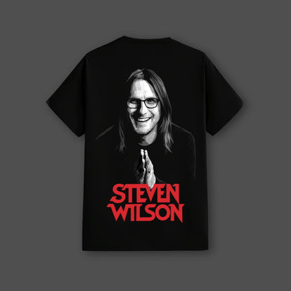 Steven Wilson Portrait Regular Fit Black T-Shirt