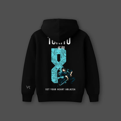 Vlack Tokito - Black Oversized Hoodie