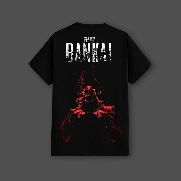 Bankaī Rebirth – Front Puff Print - Black Regular Fit T-Shirt