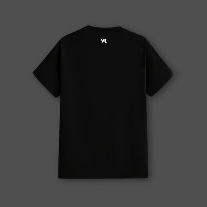 Vlack No Days Off - Black Regular Fit T-Shirt